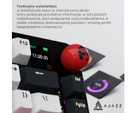Ajazz AK820 MAX PLUS Avocado Switch Black Gray z ekranem - 1536374 - zdjęcie 9